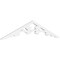 Ekena Millwork Pitch Vienna Architectural Grade PVC Gable Pediment, 60"W x 12 1/2"H x 1"P (5/12) GPP060X013X100VIE - alternate 1